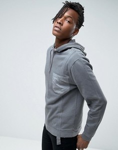 Худи с карманом ASOS - Черный