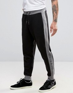 Спортивные штаны с контрастными вставками Armani Jeans - Черный