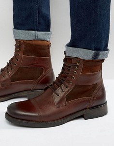 Кожаные ботинки на шнуровке Aldo Engis - Рыжий