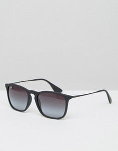 Солнцезащитные очки-вайфареры Ray-Ban 0RB4187 - Черный