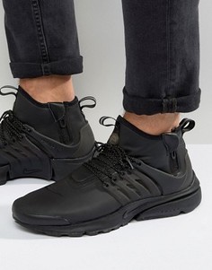 Черные средние кроссовки в стиле милитари Nike Air Presto 859524-003 - Черный