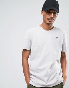 Серая футболка прямого кроя adidas Originals Fallen Future BR1819 - Серый