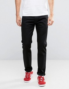 Черные классические суженные книзу джинсы Levis 502 NightShine - Черный Levis®
