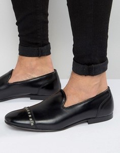 Лоферы из черной кожи ASOS - Черный