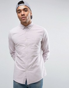 Розовая оксфордская рубашка классического кроя в стиле casual ASOS - Розовый