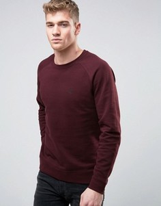 Бордовый свитшот с логотипом ASOS - Красный