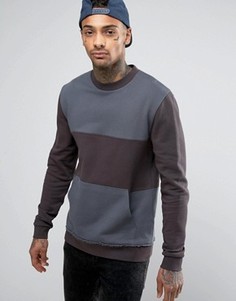 Свитшот со вставками ASOS - Черный