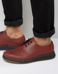 Туфли с 3 парами люверсов Dr Martens Lite Cavendish - Красный