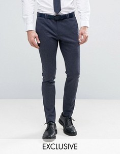 Супероблегающие трикотажные брюки Noak - Темно-синий