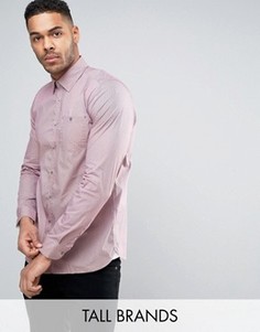Узкая рубашка в горошек Ted Baker TALL - Красный