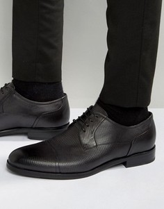 Туфли дерби с фактурной отделкой носка HUGO by Hugo Boss Tempt - Черный