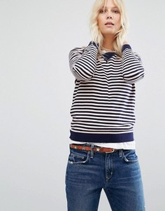 Сине-розовый свитшот Maison Scotch - Мульти