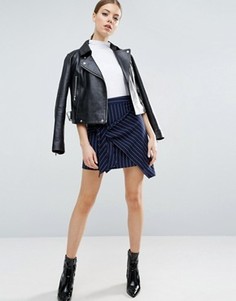 Мини-юбка в полоску ASOS - Мульти