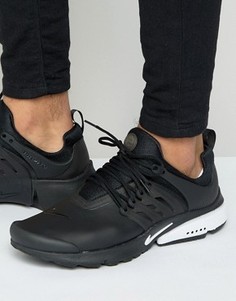 Черные кроссовки в стиле милитари Nike Air Presto 862749-003 - Черный