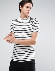 Футболка в полоску Jack &amp; Jones Core - Белый