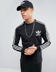 Черный лонгслив adidas Originals California BK5864 - Черный