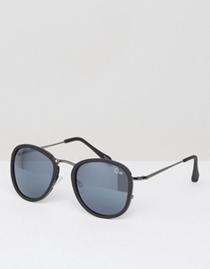 Круглые солнцезащитные очки Quay Australia Odyssey - Черный