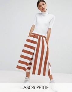Юбка-брюки в полоску ASOS PETITE - Мульти