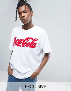 Oversize-футболка Reclaimed Vintage X Coca Cola - Белый