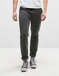 Серые чиносы слим Farah Elm - Серый