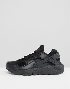 Черные кроссовки для бега Nike Air Huarache - Черный