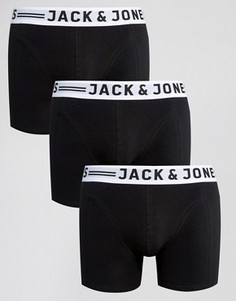 Комплект из 3 боксеров-брифов Jack &amp; Jones - Черный