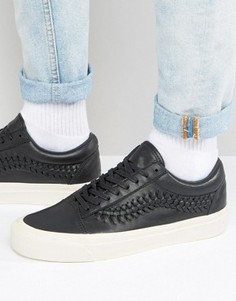 Черные кроссовки Vans Old Skool Weave Pack VA38G9L3A - Черный