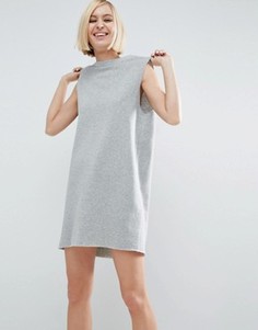 Трикотажное платье мини ASOS - Серый