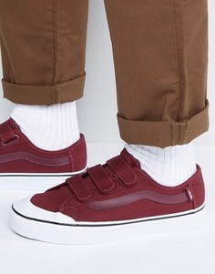 Бордовые кроссовки Vans Black Ball Priz VA2XSZ4QU - Красный