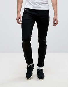 Черные зауженные джинсы Diesel Sleenker 886Z - Черный