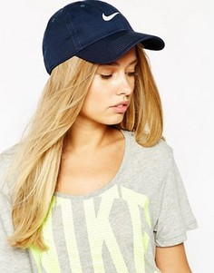 Кепка с логотипом Nike Heritage - Синий