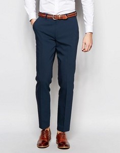 Темно-синие суперузкие брюки ASOS - Темно-синий