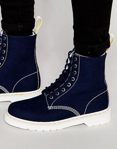 Ботинки с 8 люверсами Dr Martens Page - Синий