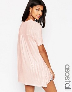 Асимметричный свободный топ ASOS TALL - Черный
