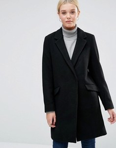 Однобортное пальто See U Soon - Черный