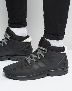 Черные кроссовки adidas Originals ZX Flux 5/8 S75943 - Черный