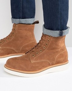 Нубуковые ботинки на шнуровке ALDO Waovia - Рыжий
