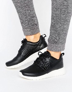 Черные кроссовки Nike Roshe One Premium - Черный
