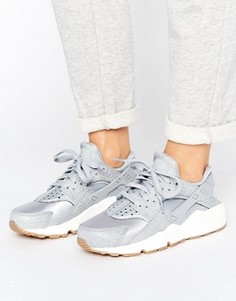 Серые кроссовки-премиум Nike Air Huarache Run - Серый