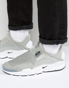 Серые кроссовки Nike Sock Dart 819686-002 - Серый