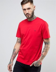 Красная узкая футболка с небольшим логотипом Original Penguin - Красный