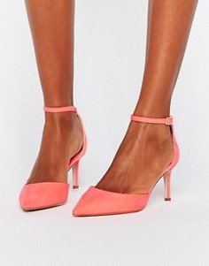 Туфли с острым носком на каблуке ASOS SCOTTY - Розовый