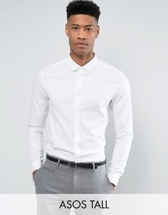 Белая рубашка скинни ASOS TALL - Белый