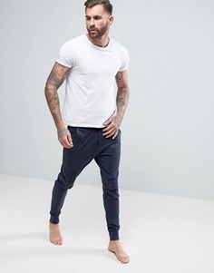 Джоггеры зауженного кроя с манжетами Jack &amp; Jones - Темно-синий