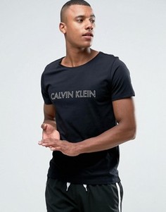 Футболка с фирменной лентой Calvin Klein ID - Черный