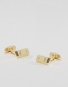 Золотистые запонки Paul Smith - Серебряный
