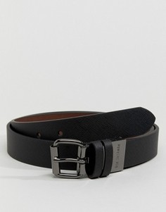 Двусторонний кожаный ремень Ben Sherman - Черный