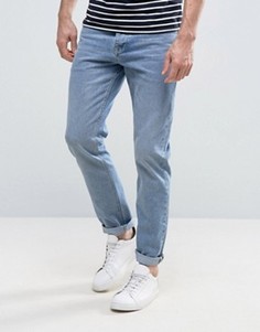 Светло-голубые узкие джинсы ASOS - Синий