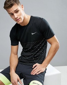 Черная футболка Nike Running 804522-010 - Черный