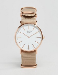 Бежевые часы с брезентовым ремешком Reclaimed Vintage - Бежевый